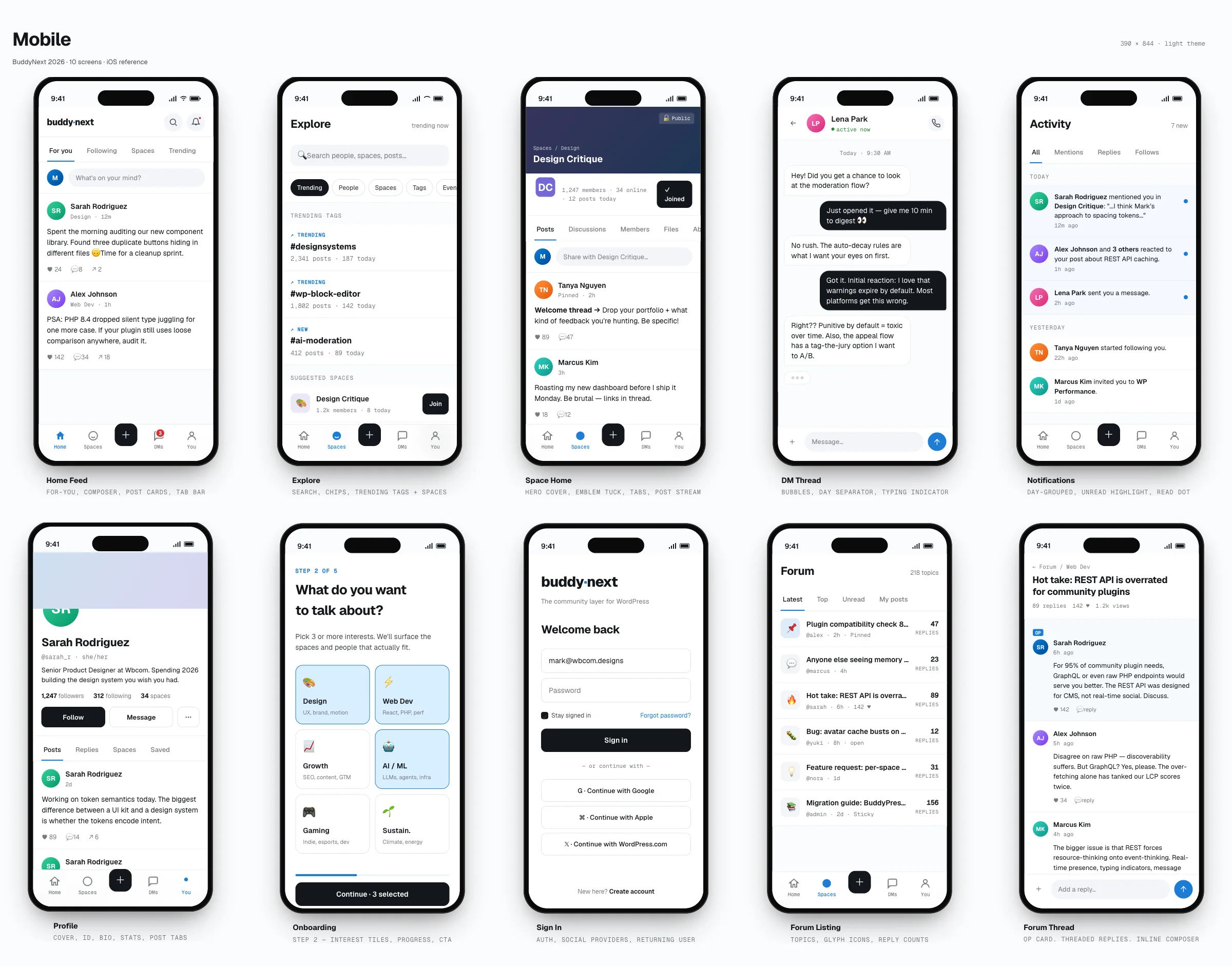 Push notifications reaching a member on a mobile device